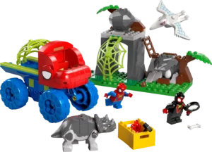 Team Spidey Dino Crawler Rescue LEGO Set